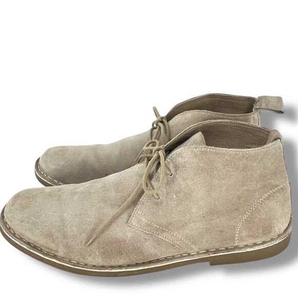 ROUTE 66 Men's Tan Suede Chukka Boots 11 Academia Preppy Collegiate - Picture 2 of 7